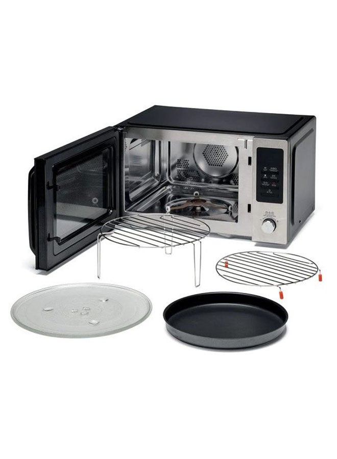كينوود Microwave, 1000W Grill, 11 Power Levels, Digital Display, 95 Minutes Timer, 8 Auto Menu, Defrost Function, Safety Lock, 30 L 1000 W OWMWA30.000BK Black/Silver  - Image 3