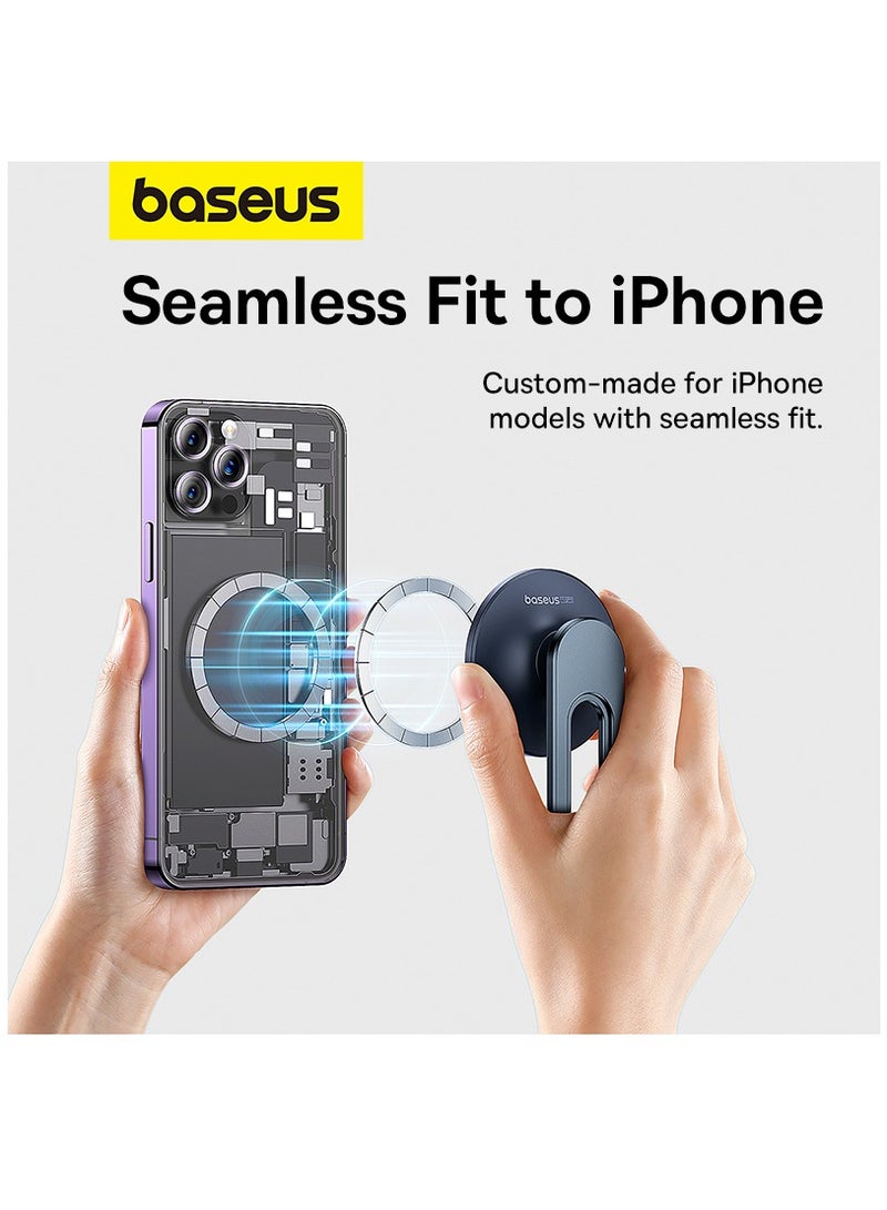 Baseus MagSafe Car Mount For Air Vent, 2024 New Magnetic Phone Car Mount With N52 Magnets iPhone Car Phone Holder Cradle Easily Install For iPhone 15 Pro Max/Plus/14/13/12 Series And Mag-Safe Case Black  - Image 3