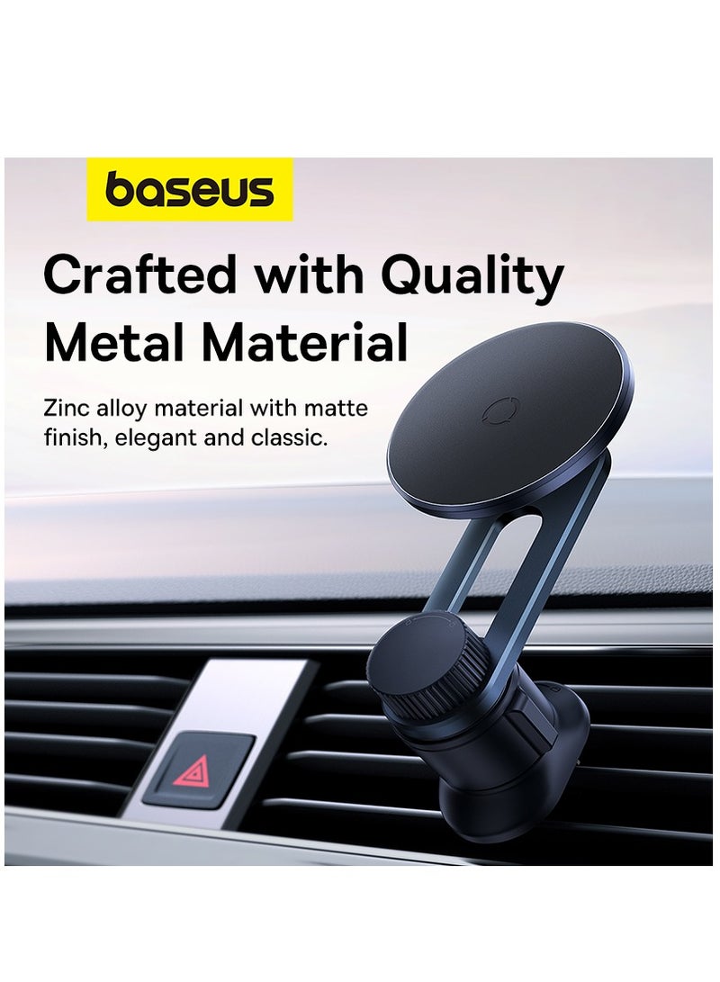Baseus MagSafe Car Mount For Air Vent, 2024 New Magnetic Phone Car Mount With N52 Magnets iPhone Car Phone Holder Cradle Easily Install For iPhone 15 Pro Max/Plus/14/13/12 Series And Mag-Safe Case Black  - Image 5