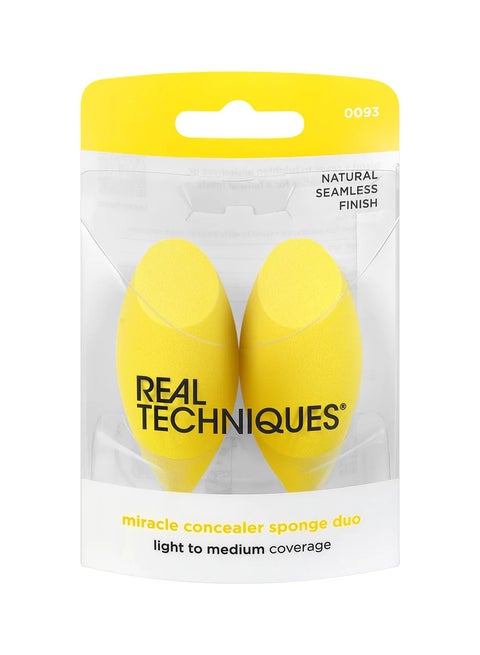 Miracle Concealer Sponge Duo Yellow