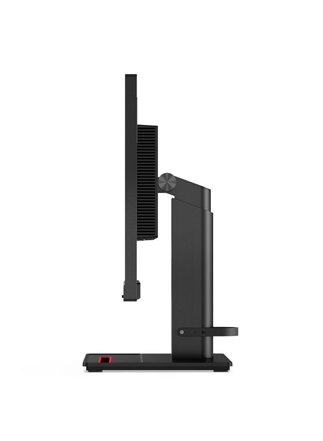 Lenovo - ThinkVision T22v-20 Conferencing Monitor, 21.5 FHD IPS Display, 60Hz Refresh Rate, Up To 4Ms Response Time, Built-In Camera, Microphone And Speakers, Integrated 1080p IR RGB Camera Raven Black - Image 1