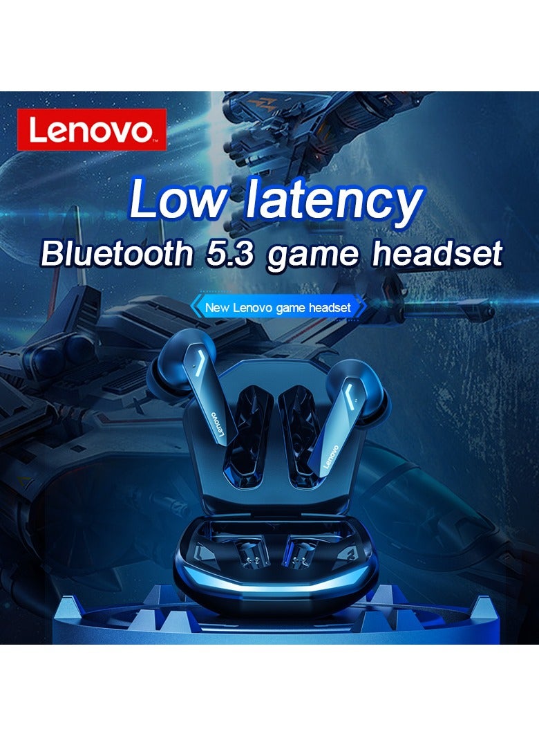 Lenovo GM2 Pro 5.3 Earphone Bluetooth Wireless Earbuds Low Latency Headphones HD Call Dual Mode Gaming Headset With Microphone White - Image 2