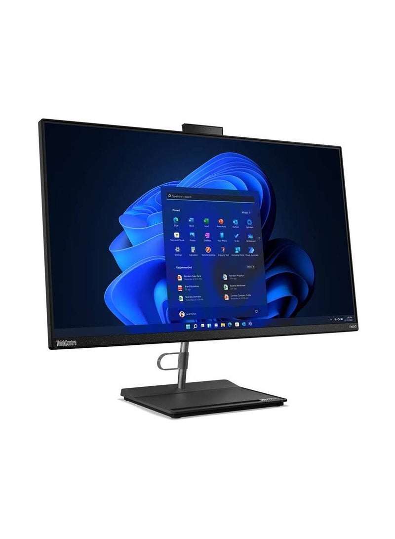 لينوفو - كمبيوتر ThinkCentre Neo 30a 27 AIO، شاشة 27 بوصة FHD IPS، معالج Intel Core i7-1260P، ذاكرة وصول عشوائي 8 جيجا، 512 جيجا SSD، رسومات Intel Iris Xe، ماوس KB لاسلكي، FreeDOS - Image 1
