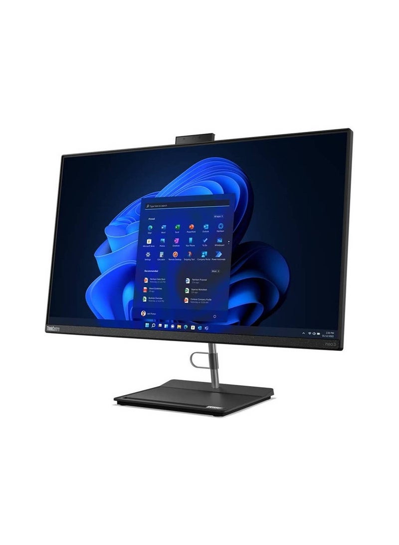 لينوفو - كمبيوتر ThinkCentre Neo 30a 27 AIO، شاشة 27 بوصة FHD IPS، معالج Intel Core i7-1260P، ذاكرة وصول عشوائي 8 جيجا، 512 جيجا SSD، رسومات Intel Iris Xe، ماوس KB لاسلكي، FreeDOS - Image 1