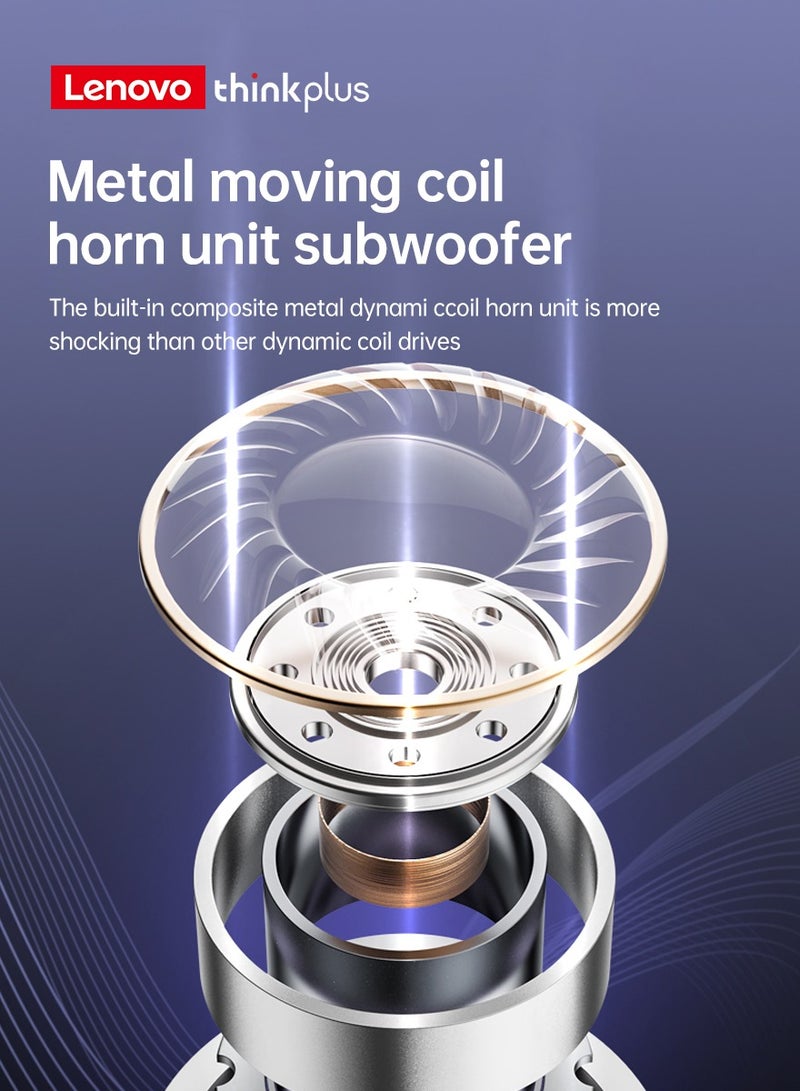 Lenovo LP40 Pro TWS Earphones Wireless Bluetooth 5.1 Sport Noise Reduction Headphones Touch Control 250mAH Purple - Image 5