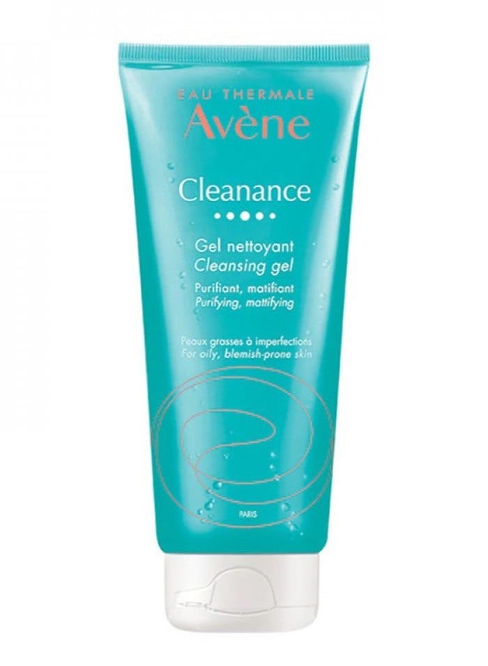 Avene Cleansing Gel Soap-Free Cleanser And Shine Remover Clear 200ml - Image 1