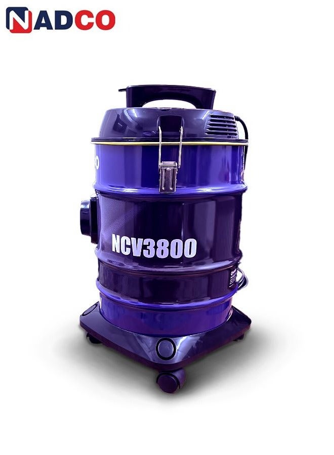 Nadco Vacuum Cleaner 21 L 1800 W NCV-3800 Purple - Image 2