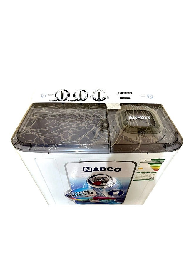 Nadco Twin Tub Washing Machine 5 kg NC5TW White - Image 4