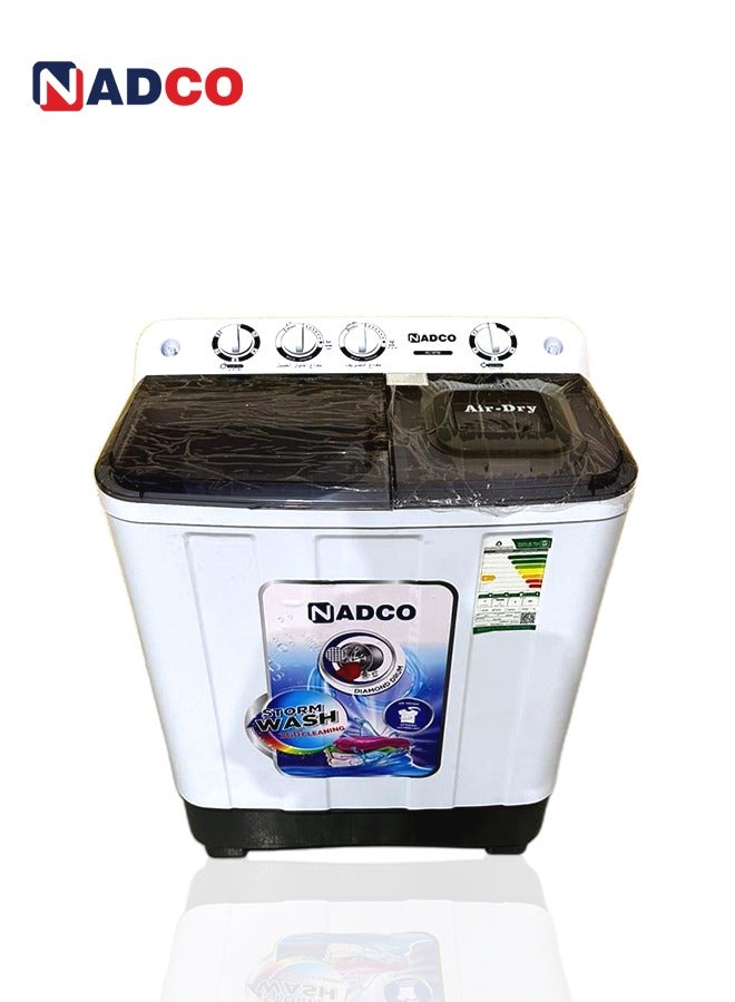 Nadco Twin Tub Washing Machine 8 kg NC10TW White - Image 4