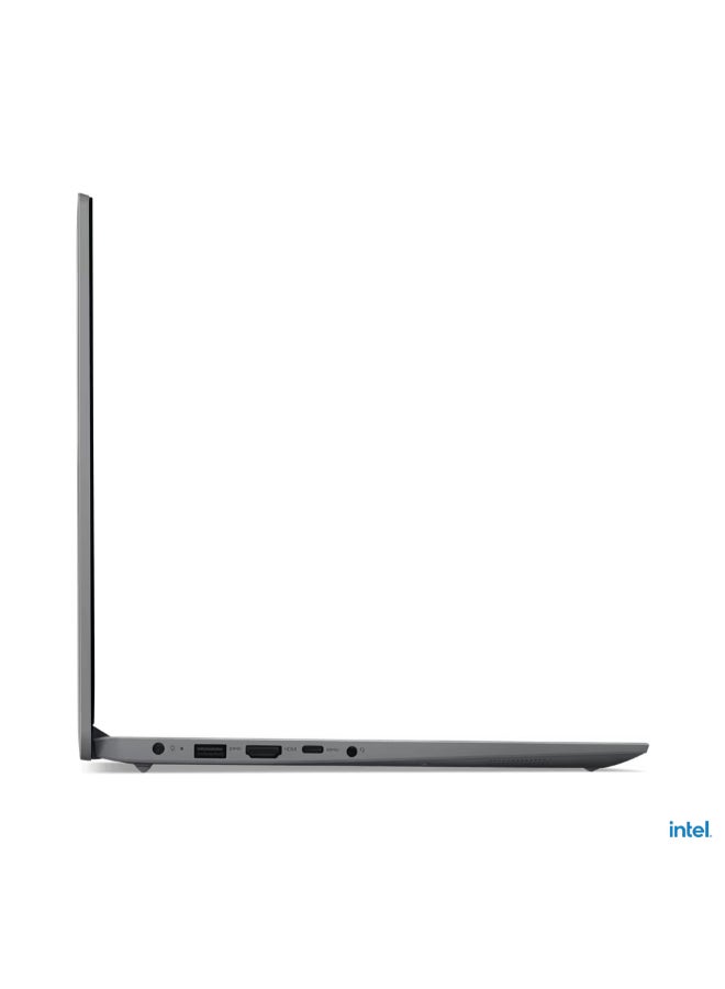 Lenovo - IdeaPad 1 15IAU7 Laptop With 15.6-inch, Intel Core i7-1255U Processor/16GB RAM/512GB SSD/DOS(Without Windows)/Intel Iris Xe Graphics With Laptop Casual Toploader T210 English/Arabic Cloud Grey - Image 1