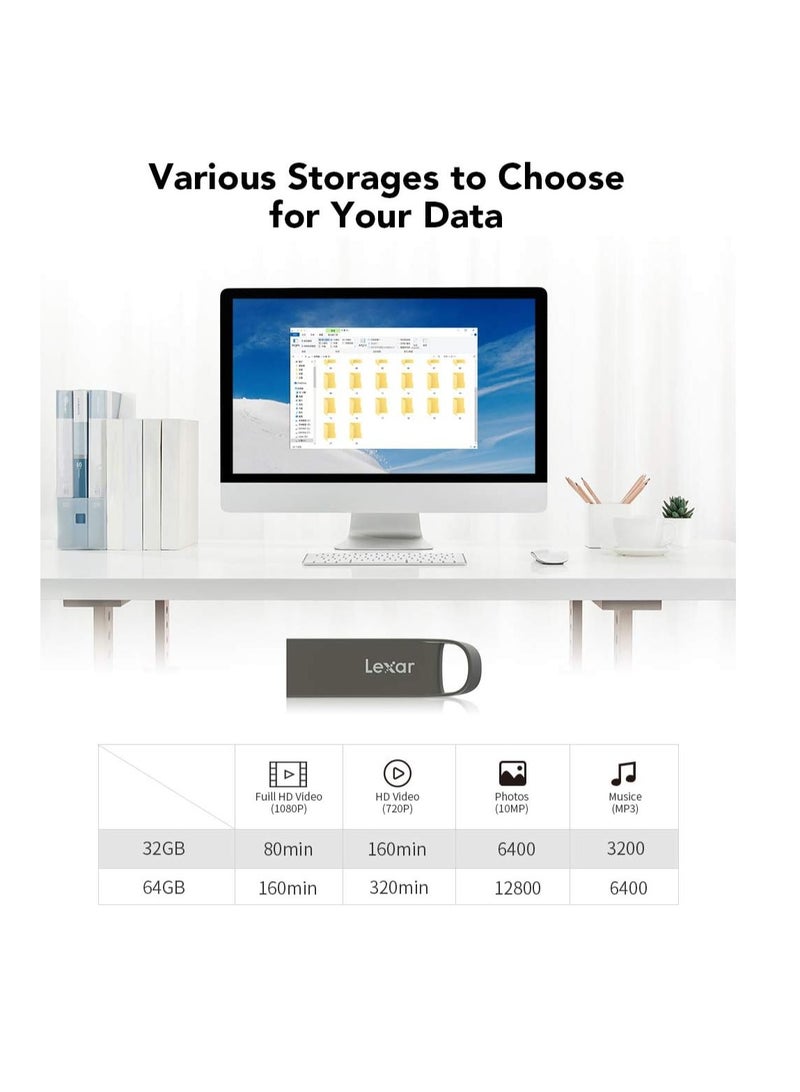 Lexar Lexar E21  8GB USB 2.0 Flash Drive, Mini USB Stick, 8 GB  - Image 3
