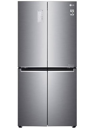 4 Doors Refrigerator  -Bottom Freezer - Smart Inverter Linear Compressor - Smart ThinQ - Pure N Fresh - GC-B22FTLVB Shiny Steel - pnsku/N70039258V/45/_/1705636860/5acc329f-8ac7-424f-9238-24f1d3772452
