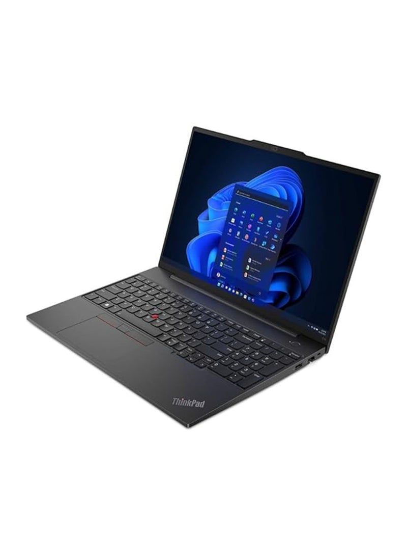 Lenovo - ThinkPad E16 Gen 1 Notebook 13th Gen Intel Core i5-1335U 16 Inch WUXGA IPS 8GB RAM 512GB SSD NVIDIA MX550 2GB Graphics Windows 11 Pro English Black - Image 1
