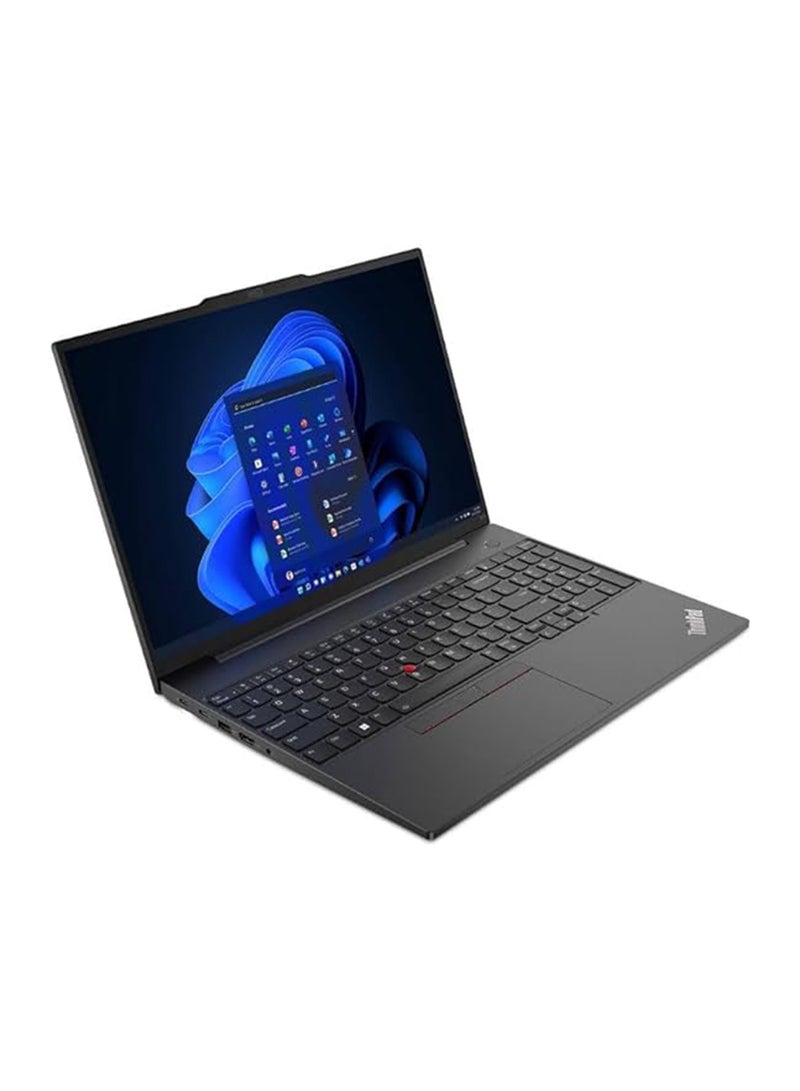 Lenovo - ThinkPad E16 Gen 1 Notebook 13th Gen Intel Core i5-1335U 16 Inch WUXGA IPS 8GB RAM 512GB SSD NVIDIA MX550 2GB Graphics Windows 11 Pro English Black - Image 1