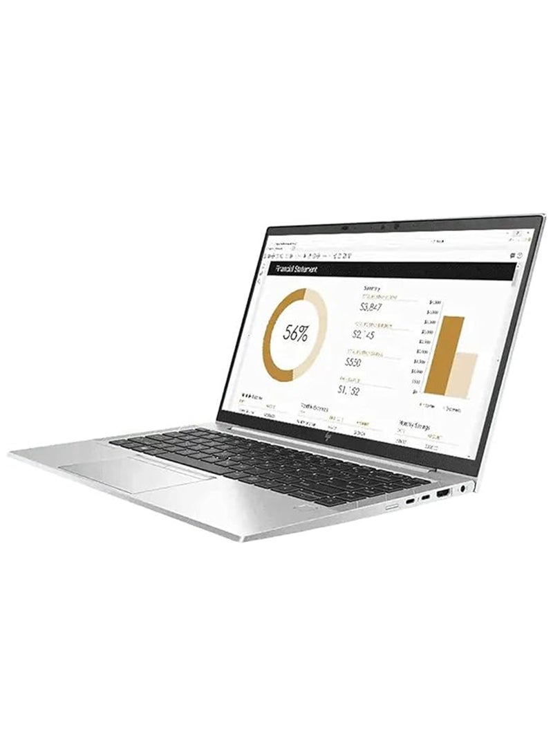 HP EliteBook 840 G8 Laptop With 14-Inch Display, Core-1135G7 Processor/16GB RAM/256GB SSD/Intel Iris Xe Graphics/Windows 10 home English Silver - Image 1