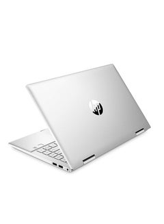 إتش بي Renewed - Pavilion X360 2in1 Laptop WIth 14-Inch Multitouch FHD Display,Intel Core i7/11th Gen 8GB RAM/256GB SSD/Windows 10 English/Arabic Silver  - Image 2