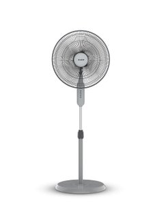 KHIND Pedestal Stand Fan 16-inch 2-in-1 Adjustable Height Cooling Indoor Outdoor Fan, Finger Safe Grills, Automatic Oscillation Perfect for Home, Office, Grey (SF1682V2) 50 W SF1682V2 Winter Grey  - Image 2