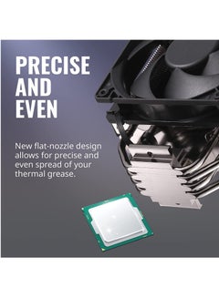 COOLER MASTER MasterGel REGULAR High Performance Heatsink Thermal Paste, 5 W/mK Thermal Conductivity Compound for CPU and GPU Coolers, Flat-Nozzle Applicator for Easy Use  - Image 5