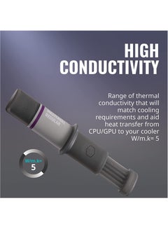 COOLER MASTER MasterGel REGULAR High Performance Heatsink Thermal Paste, 5 W/mK Thermal Conductivity Compound for CPU and GPU Coolers, Flat-Nozzle Applicator for Easy Use  - Image 4
