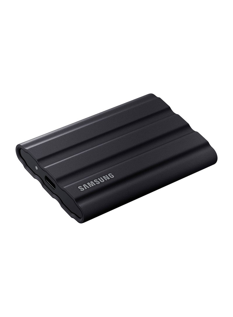 Samsung - T7 Shield 1TB Portable External SSD, USB 3.2 Gen2 Interface (10 Gbps), Read/Write Speeds Up to 1050/1000 MB/s, AES 256-bit Encryption, Rugged, IP65 Dust & Water Resistant, Black | MU-PE1T0S/WW 1 TB - Image 1