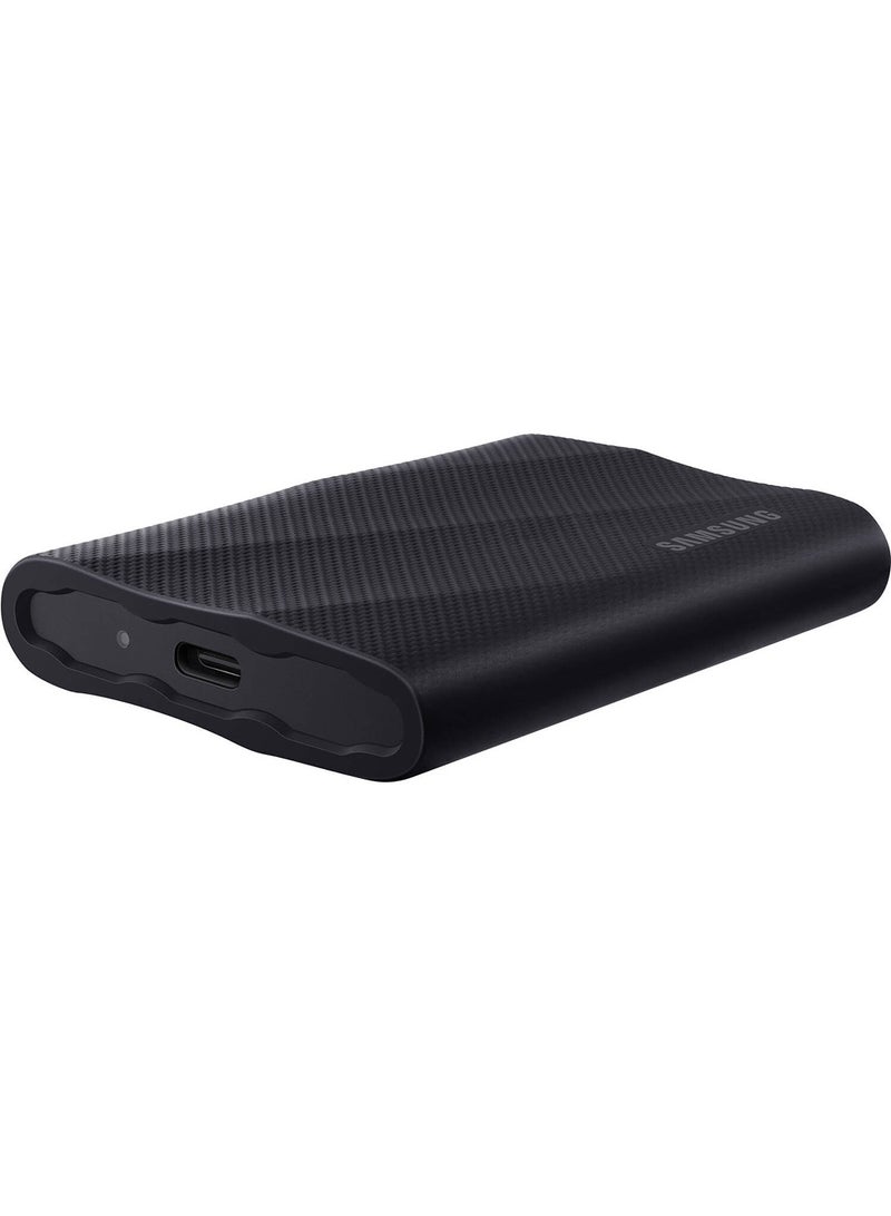 Samsung - T9 USB-C 3.2 Gen 2x2 Portable SSD, Up to 2000 MB/s Sequential Read Speed & 1950MB/s Seq Write Speed, PCIe NVMe Technology, 256-Bit AES, Universal Compatibility, Black 2 TB - Image 1