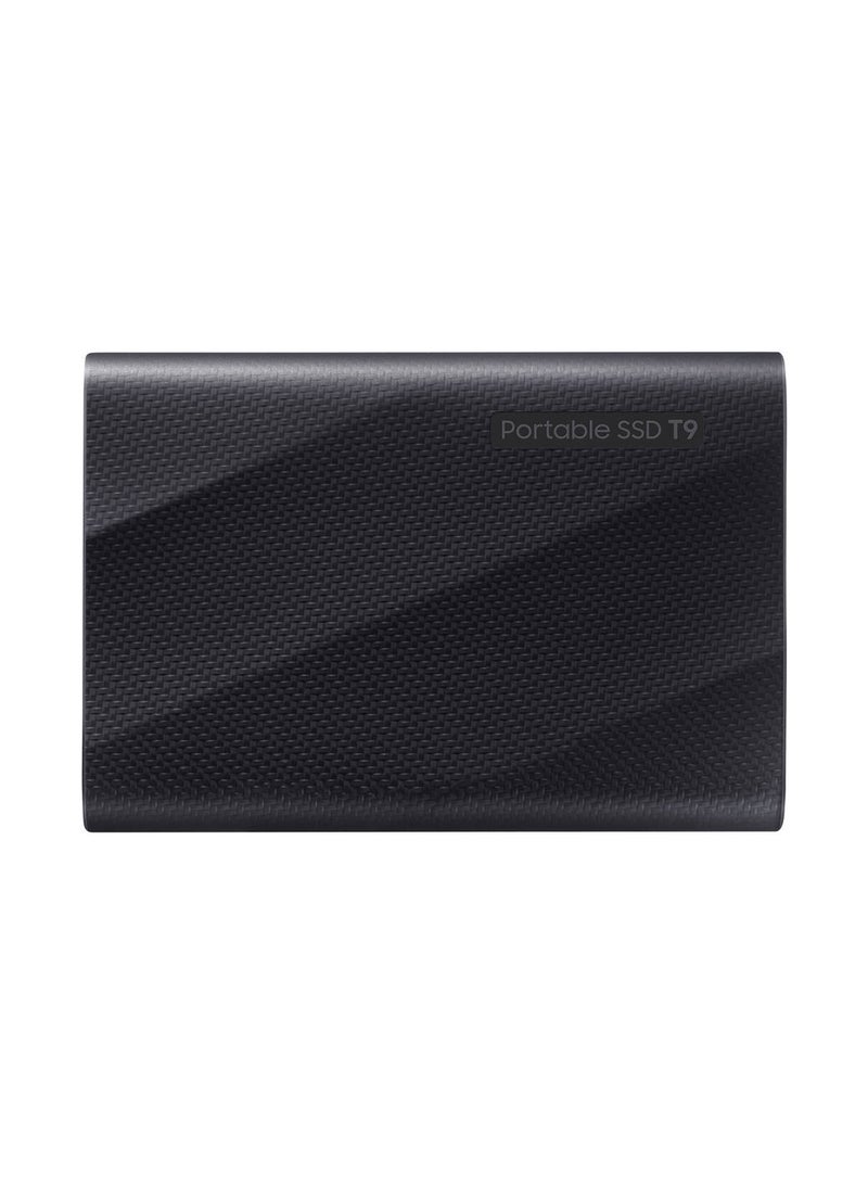Samsung - T9 USB-C 3.2 Gen 2x2 Portable SSD, Up to 2000 MB/s Sequential Read Speed & 1950MB/s Seq Write Speed, PCIe NVMe Technology, 256-Bit AES, Universal Compatibility, Black 2 TB - Image 1