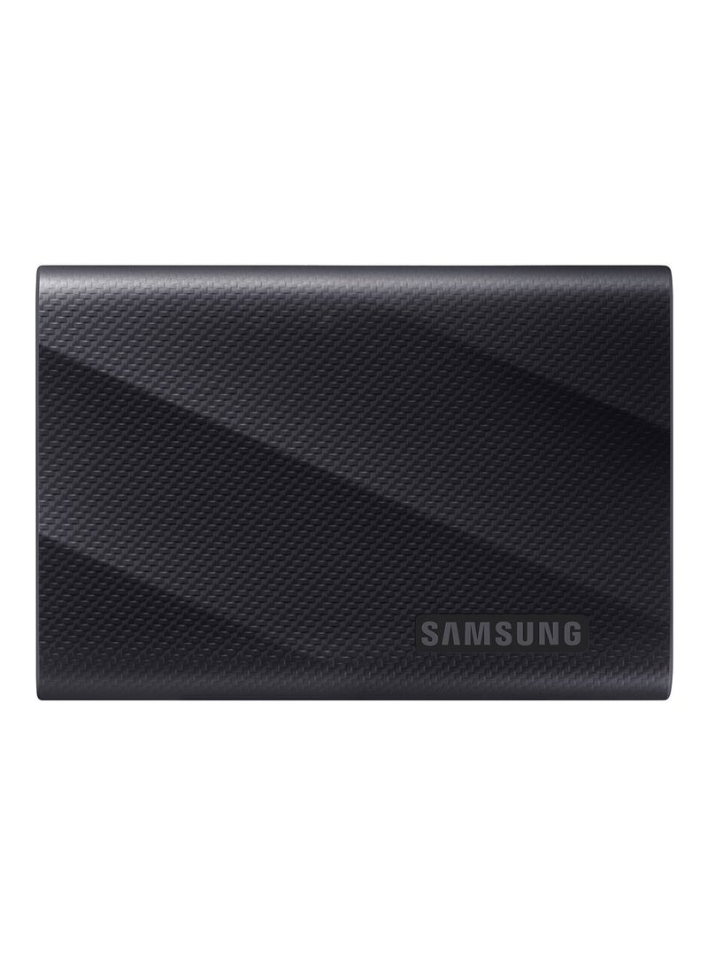 Samsung - T9 USB-C 3.2 Gen 2x2 Portable SSD, Up to 2000 MB/s Sequential Read Speed & 1950MB/s Seq Write Speed, PCIe NVMe Technology, 256-Bit AES, Universal Compatibility, Black 2 TB - Image 1