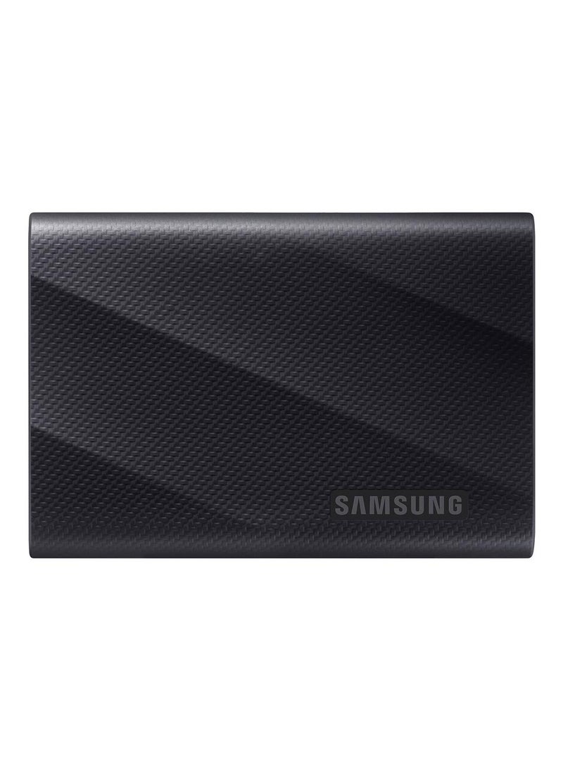 سامسونج T9 USB-C 3.2 Gen 2x2 SSD محمول، سرعة قراءة تسلسلية تصل إلى 2000 ميجابايت/ثانية وسرعة كتابة 1950 ميجابايت/ثانية، تقنية PCIe NVMe، 256 بت AES، توافق عالمي، أسود - Image 2