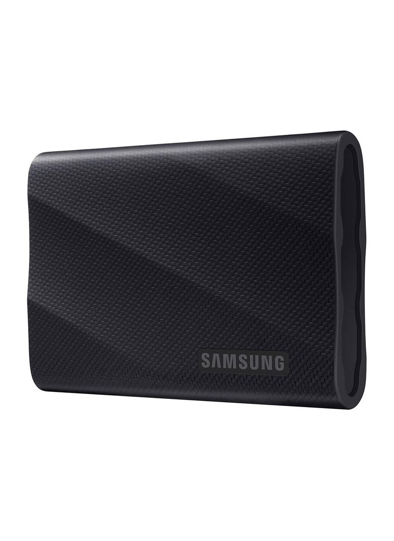 سامسونج T9 USB-C 3.2 Gen 2x2 SSD محمول، سرعة قراءة تسلسلية تصل إلى 2000 ميجابايت/ثانية وسرعة كتابة 1950 ميجابايت/ثانية، تقنية PCIe NVMe، 256 بت AES، توافق عالمي، أسود - Image 4