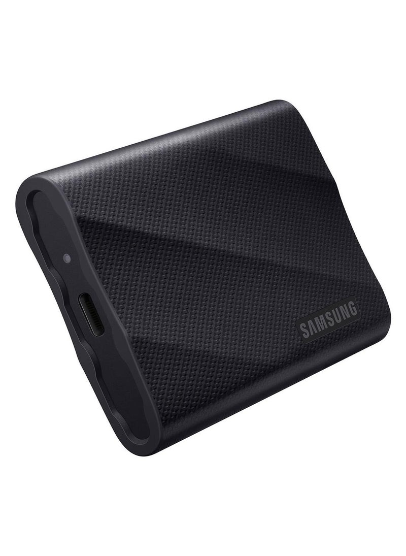 سامسونج T9 USB-C 3.2 Gen 2x2 SSD محمول، سرعة قراءة تسلسلية تصل إلى 2000 ميجابايت/ثانية وسرعة كتابة 1950 ميجابايت/ثانية، تقنية PCIe NVMe، 256 بت AES، توافق عالمي، أسود - Image 5