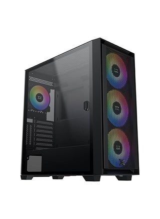 Anubis Pro 4FX ATX Case, Steel Material, Up to 360mm Liquid Cooling Support & 9 Fans Support, Tempered Glass Magnetic Sidepanel, Dynamic 3D Mesh Front Panel Black - pnsku/N70039541V/45/_/1705930879/d0e5f848-c931-4853-8815-f69a328f9177