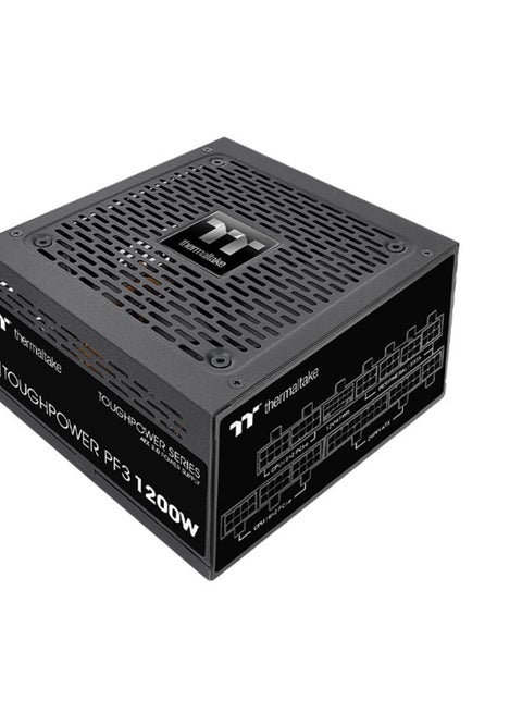 Toughpower PF3 Platinum Full Modular Power Supply, 1200W Output Capacity, Compact Design, PCIe Gen 5.0 Ready, Active PFC Black
