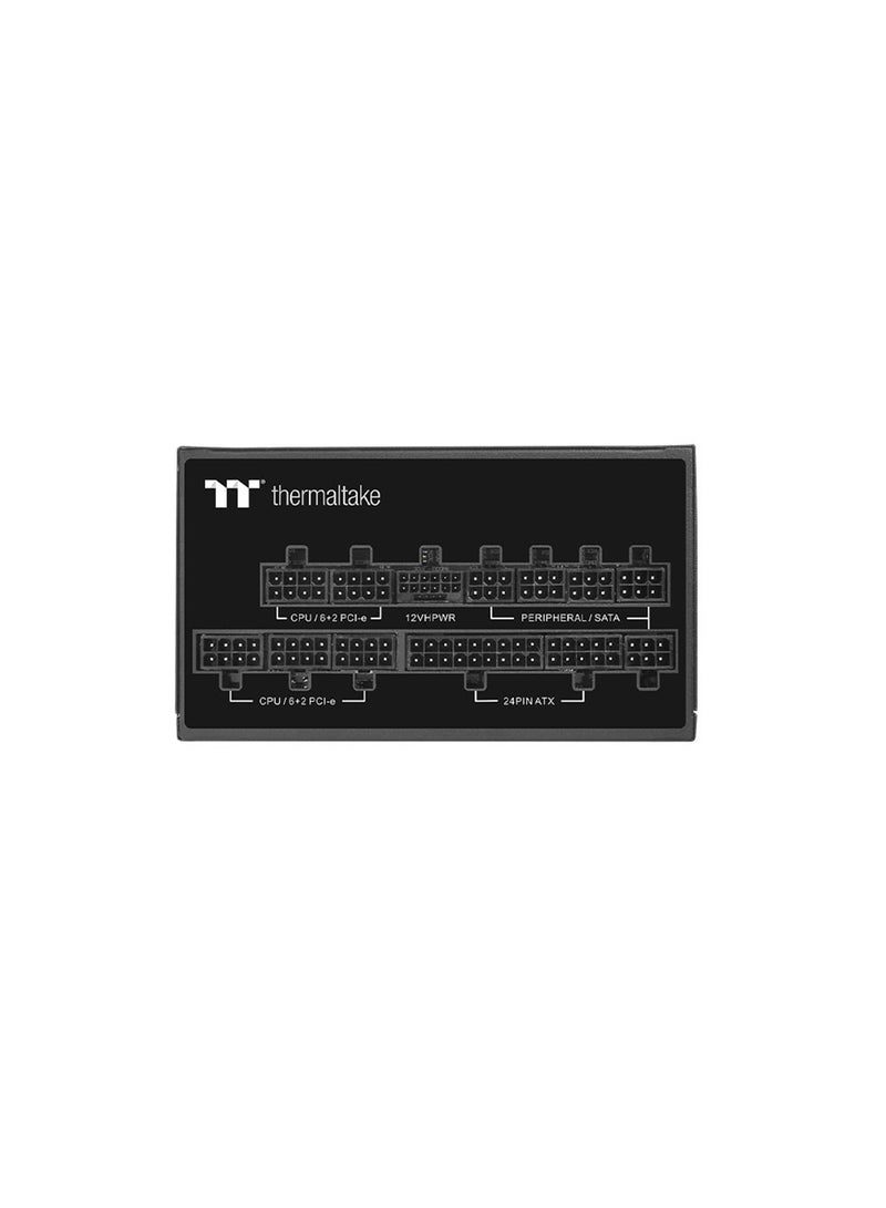 Toughpower PF3 Platinum Full Modular Power Supply, 1200W Output Capacity, Compact Design, PCIe Gen 5.0 Ready, Active PFC Black