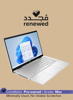 HP Renewed - Pavilion x360 EK0073dx Laptop With 14-Inch Display,Intel Core i5/12th Generation/16GB RAM DDR4/512GB SSD NVMe/Intel Iris Xe Graphics English/Arabic Silver  - Image 1
