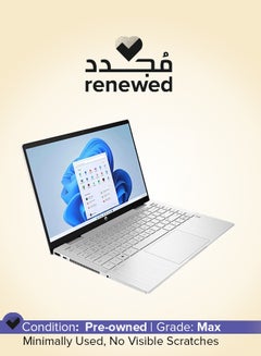 Renewed - Pavilion x360 EK0073dx Laptop With 14-Inch Display,Intel Core i5/12th Generation/16GB RAM DDR4/512GB SSD NVMe/Intel Iris Xe Graphics English/Arabic Silver