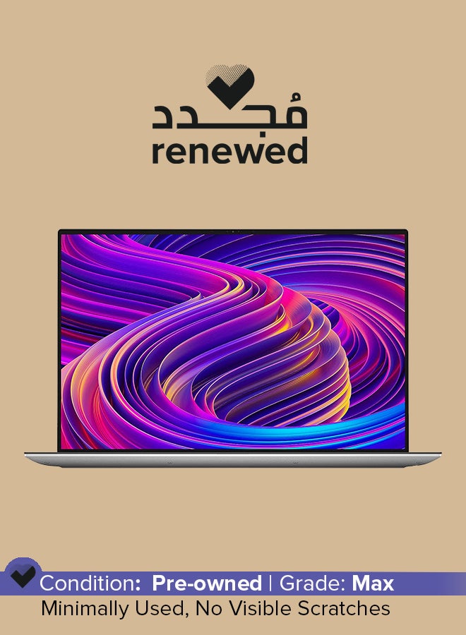 Renewed - XPS Laptop With 15.6-Inch OLED Display,Intel Core i9-11900H/32GB RAM/1TB SSD/NVIDIA GeForce RTX 3050Ti 4GB English Silver