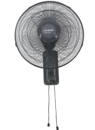 KHIND 16 Inch Wall Fan, 3 Leaf AS Blade, 3 Speed Manual Control with Pull Cord, Oscillation with Pull Cord, Built-in Thermal Fuse, Double Pull Cord, 2 Year Warranty, Dark Grey, WF163T 50 W WF163T Black - pnsku/N70039689V/45/_/1705717854/3c675aaa-c33d-4c5c-b875-dbca8547034e