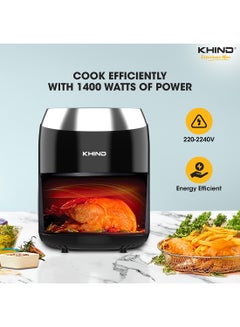 Digital Air Fryer - 4L & 1200W, Non-Stick Pan, Digital Touch with 10 Preset Menus, Detachable Non Sticky Basket & Auto Shutdown Mode with Built-In Digital Timer 1 Year Warranty 1.2 kg 1200 W ARF40CD Black - pnsku/N70039698V/45/_/1727436897/68156aa2-87a1-494a-839a-ce3acb514ce7