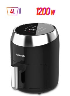 Digital Air Fryer - 4L & 1200W, Non-Stick Pan, Digital Touch with 10 Preset Menus, Detachable Non Sticky Basket & Auto Shutdown Mode with Built-In Digital Timer 1 Year Warranty 1.2 kg 1200 W ARF40CD Black