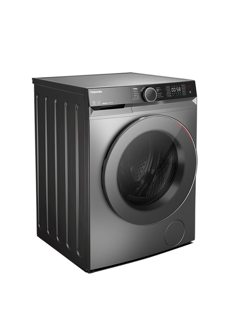 Toshiba 8 Kg  Front Load Washing Machine, 1400 RPM, 16 Programs,, ECO Cold Wash, Fast And Steam Wash 8 kg 8 kg TW-BL90A4B(SK) Silver - Image 3