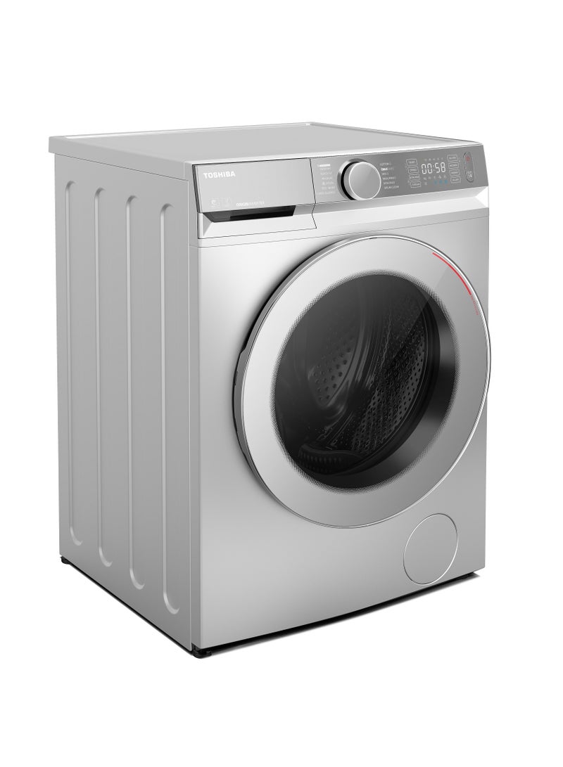 Toshiba - 10/7 Front Load Washer Dryer, 1400 RPM, 16 Programs, Remote , Wi-Fi, Temp And Spin Speed Selection TWD-BM110GF4B(WS) White - Image 1