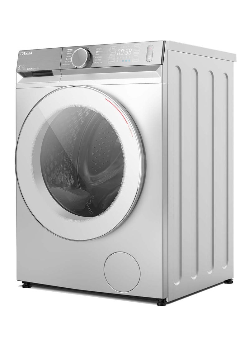 Toshiba - 12/8 Front Load Washer Dryer, 1400 RPM, 16 Programs, Front Load Washer Dryer , Wi-Fi , Remote, Temp And Spin Speed Selection 12 kg TWD-BM130GF4B(WS) White - Image 1
