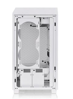 Thermaltake The Tower 200 Snow Mini Computer Case, SPCC+Tempered Glass Material, Supports Up to 280mm Radiator, Up to 4 Fans Support, Removable Dust Filter, Snow White | CA-1X9-00S6WN-00 Snow  - Image 4