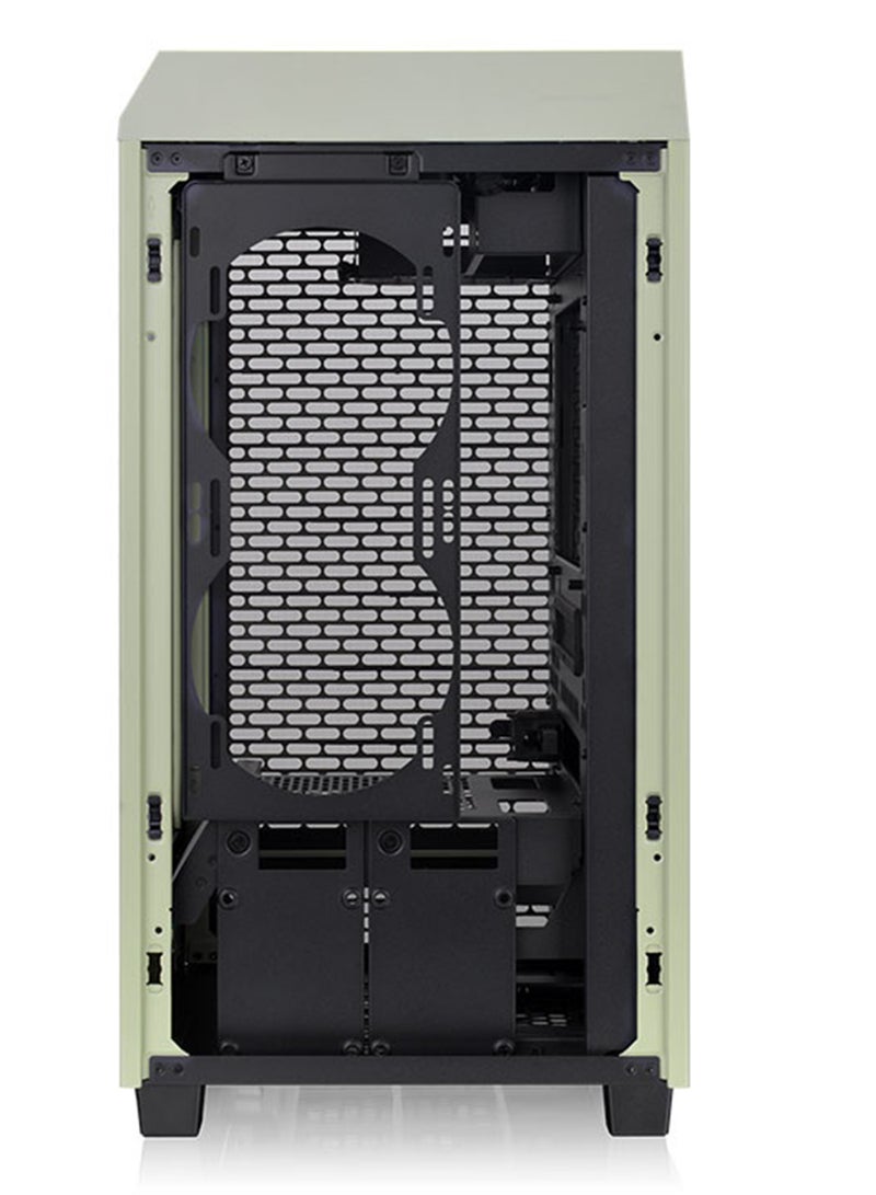 Thermaltake The Tower 200 Matcha Green Mini Computer Case, SPCC+Tempered Glass Material, Supports Up to 280mm Radiator, Up to 4 Fans Support, Removable Dust Filter, Matcha Green | CA-1X9-00SEWN-00 Matcha Green  - Image 4