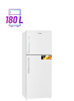 SUPER GENERAL Gross Capacity And 180L Net Capacity, Double Door No-Frost Refrigerator SGR255 White 