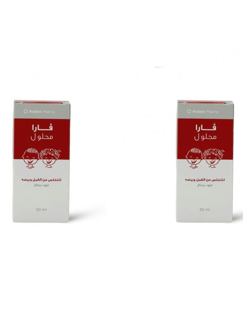 محلول فارا للقضاء على القمل مع بخاخ (2زجاجة) 50مل