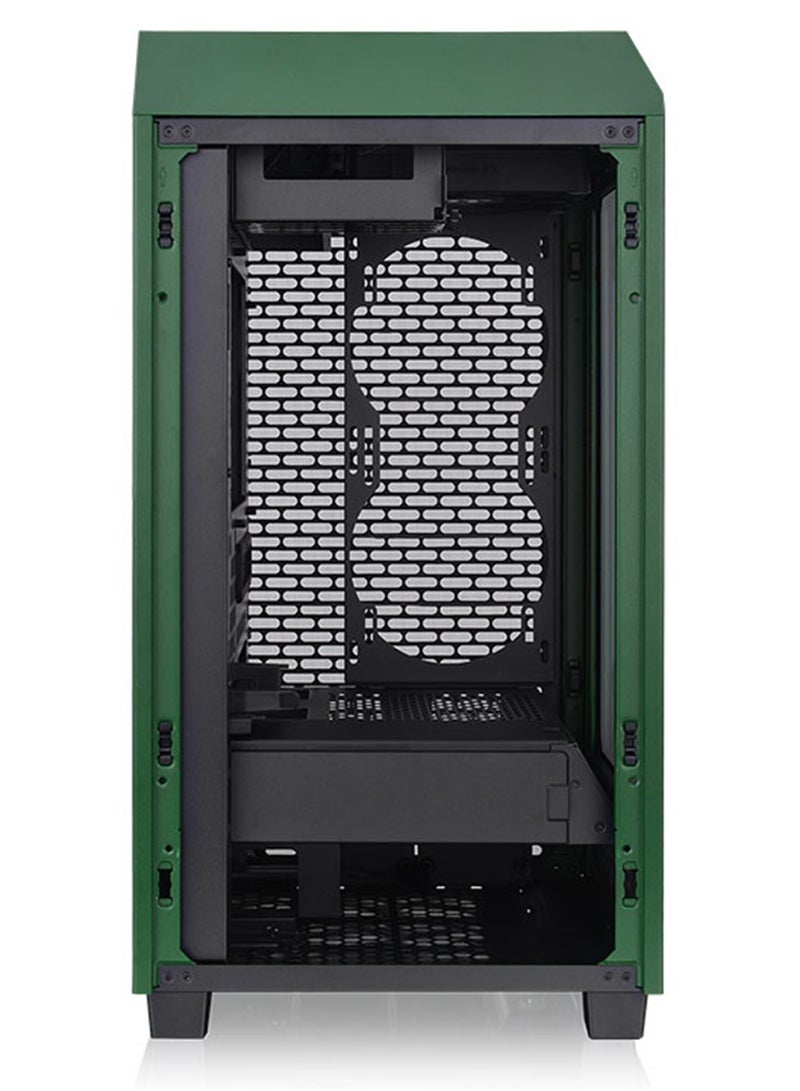 Thermaltake The Tower 200 Racing Green Mini Computer Case, SPCC+Tempered Glass Material, Supports Up to 280mm Radiator, Up to 4 Fans Support, Removable Dust Filter, CA-1X9-00SCWN-00 Racing Green  - Image 5
