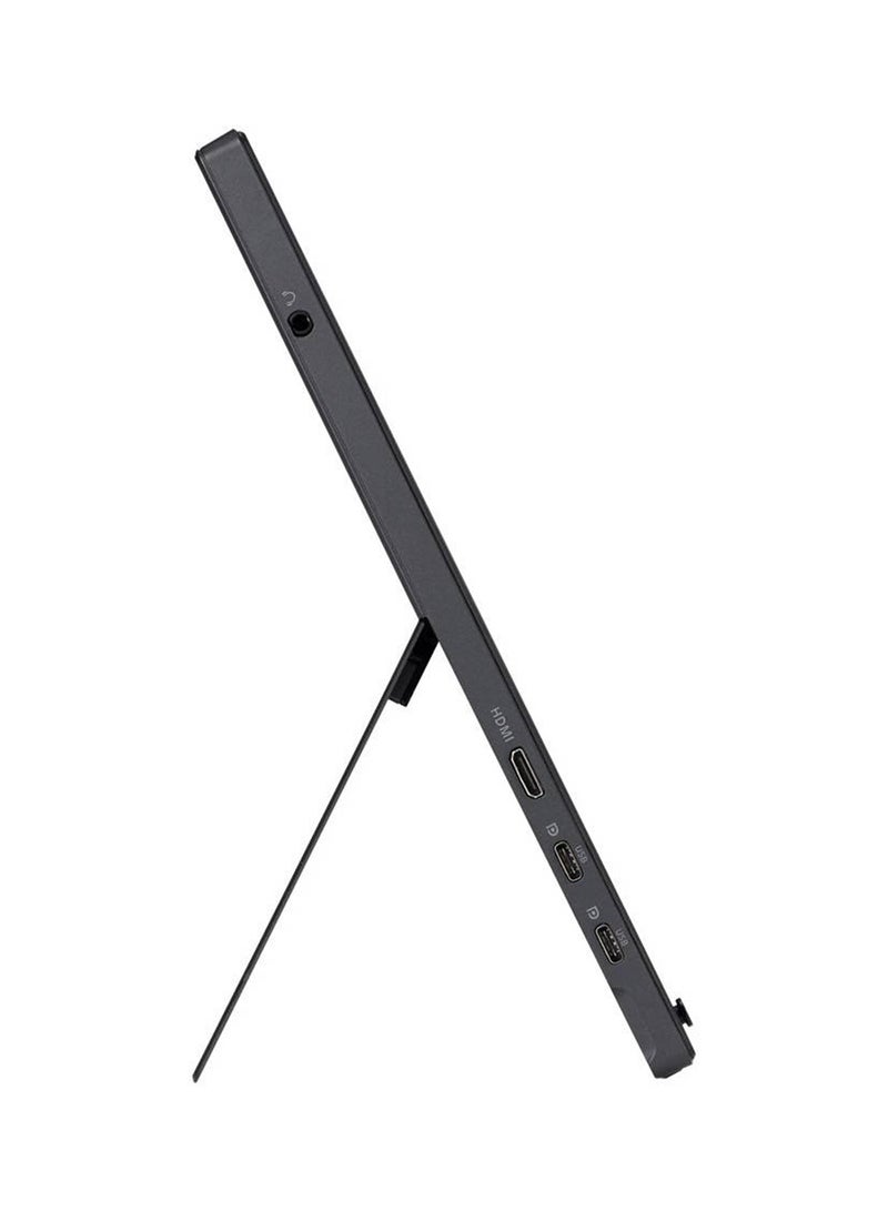 ASUS - ZenScreen MB16AHG portable monitor — 16 inch (15.6 inch viewable) FHD (1920 x 1080), IPS, 144Hz, USB-C, Mini-HDMI, Freesync Premium™, Ergo kickstand, Tripod socket, Flicker Free, Low Blue Light Black - Image 1