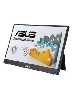 أسوس شاشة ASUS ZenScreen Touch MB16AHT المحمولة، شاشة 15.6 بوصة FHD IPS، معدل تحديث 60 هرتز، وقت استجابة 5 مللي ثانية (GtG)، ألوان عرض 262 ألف، تقنية العناية بالعين، أسود  - Image 5