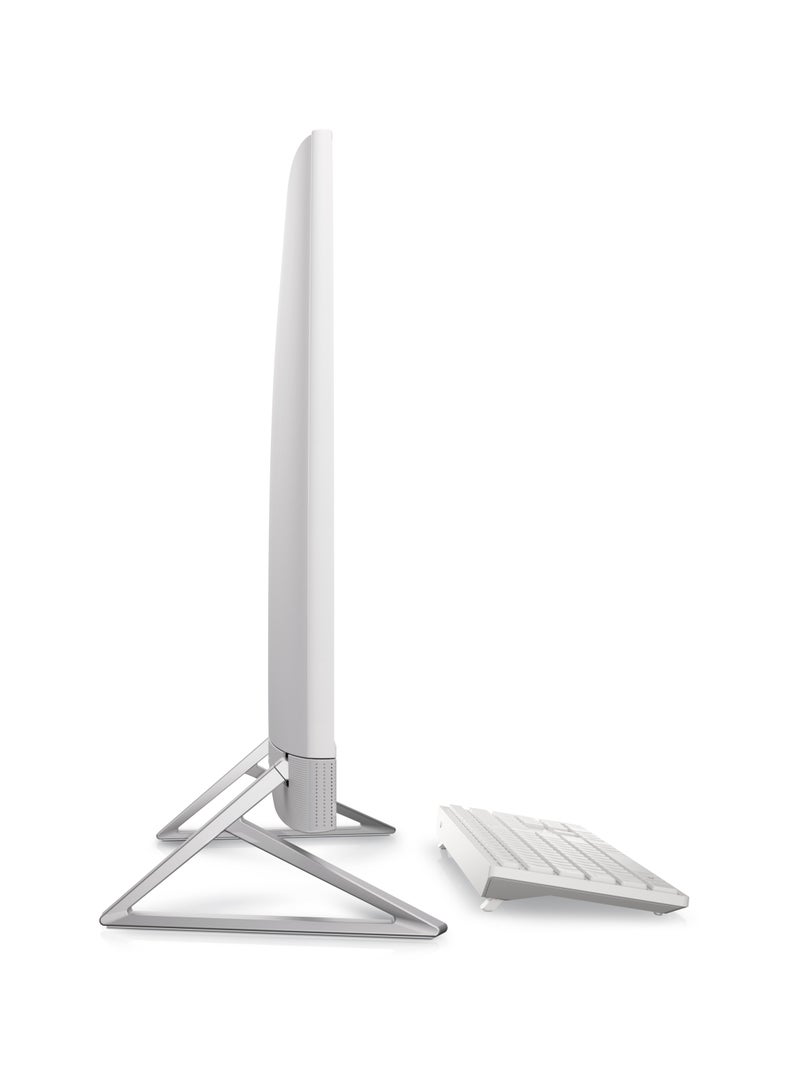 DELL - Inspiron 7720 All-In-One Desktop Computer, 27 Inch FHD WVA Display, Intel Core i7-1355U CPU, 16GB RAM, 1TB SSD, GeForce MX550 2GB GPU, Wireless Mouse And ENG K/B, Windows 11 Home English White - Image 1